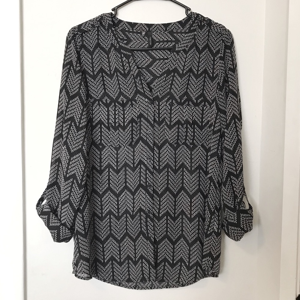 Maurices Patterned Blouse